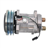 A/C Compressor 1990760C2 1990760C1 Fits for Case Crawler Tractor 1150K 850 850E 850G 855E - Fab Heavy Parts