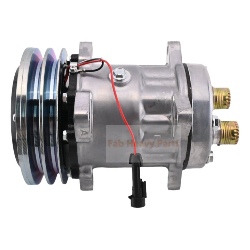 A/C Compressor 19997552 Fits for McCormick Tractor CX100 CX105 CX110 CX95 MC100 MC90 MTX110 XTX215 ZTX230 - Fab Heavy Parts