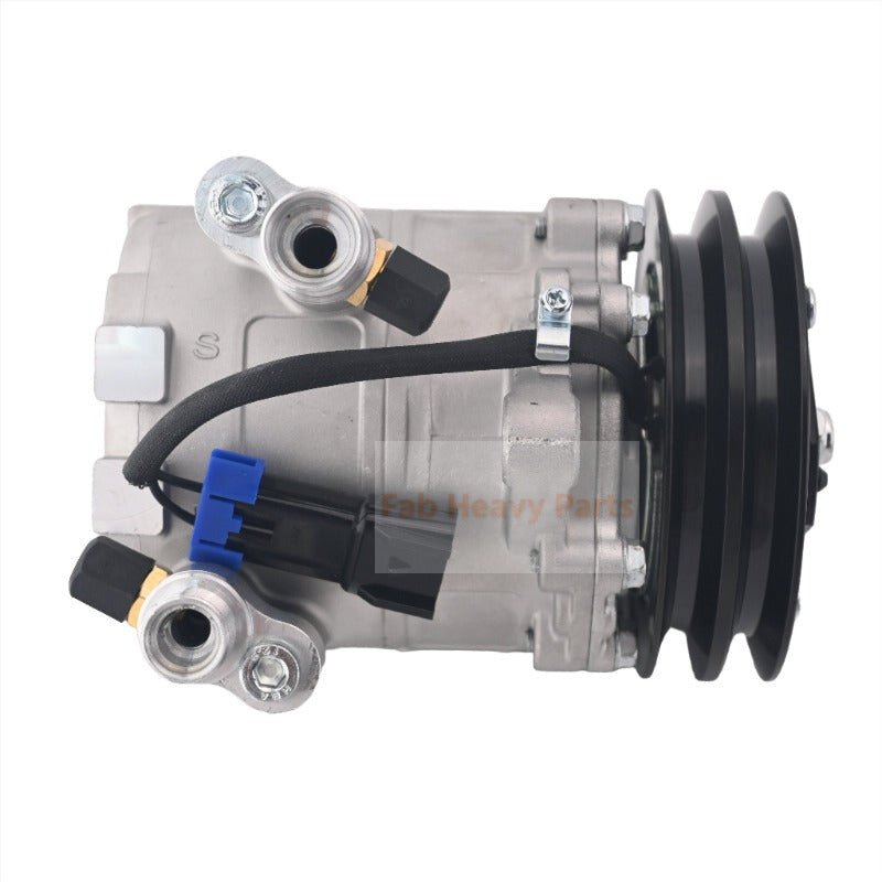 AC Compressor 218 - 6833 2186833 Fits for Caterpillar CAT Engine 3024C 3044C C2.2 C3.4 Skid Steer Loader 226B 226B3 232B 236B 242B 252B 268B - Fab Heavy Parts