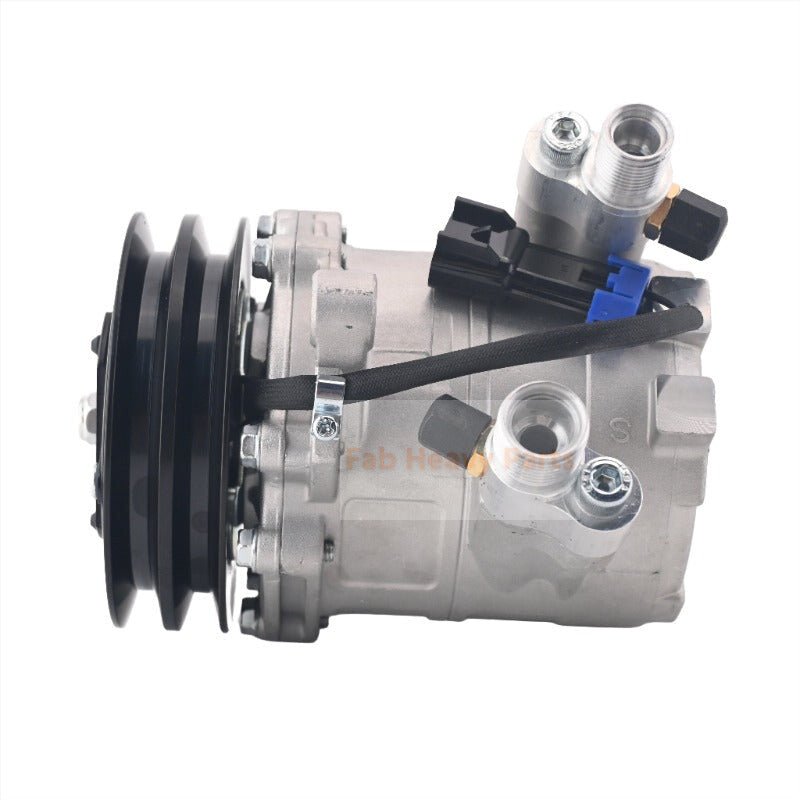 AC Compressor 218 - 6833 2186833 Fits for Caterpillar CAT Engine 3024C 3044C C2.2 C3.4 Skid Steer Loader 226B 226B3 232B 236B 242B 252B 268B - Fab Heavy Parts
