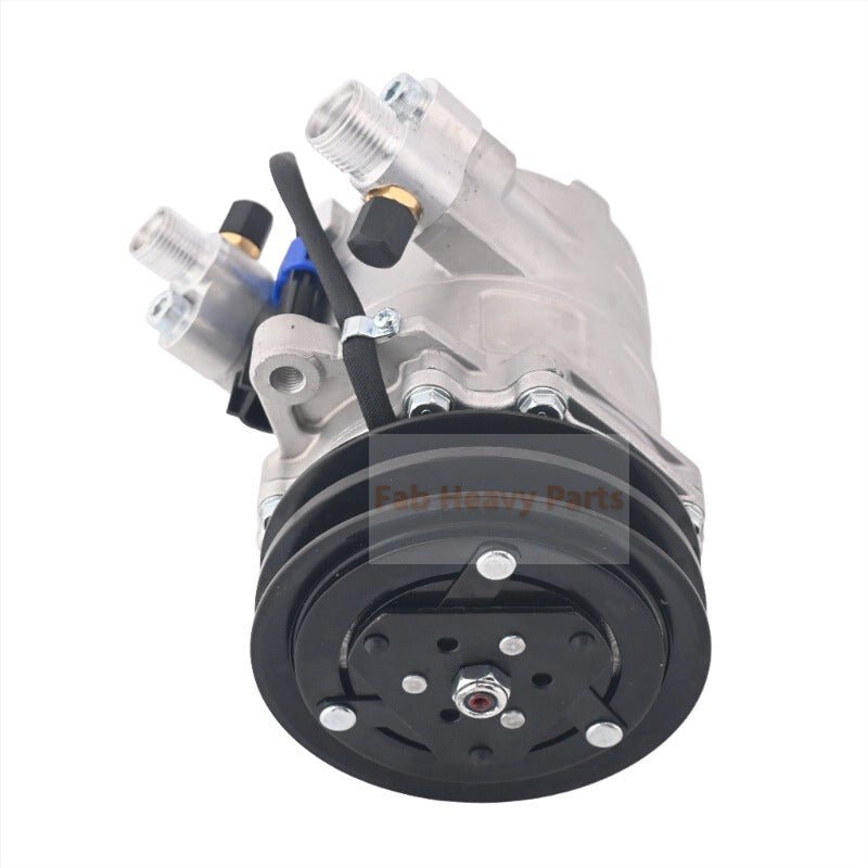 AC Compressor 218 - 6833 2186833 Fits for Caterpillar CAT Engine 3024C 3044C C2.2 C3.4 Skid Steer Loader 226B 226B3 232B 236B 242B 252B 268B - Fab Heavy Parts