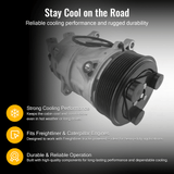A/C Compressor 22 - 47820 - 000 2247820000 Fits for Freightliner Fits for Caterpillar CAT 3126B Engine - Fab Heavy Parts