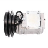 A/C Compressor 33770 - 50050 & Receiver Drier 3F999 - 01740 Fits for Kubota Tractor M110 M120 M7580 M8580 M9580 - Fab Heavy Parts