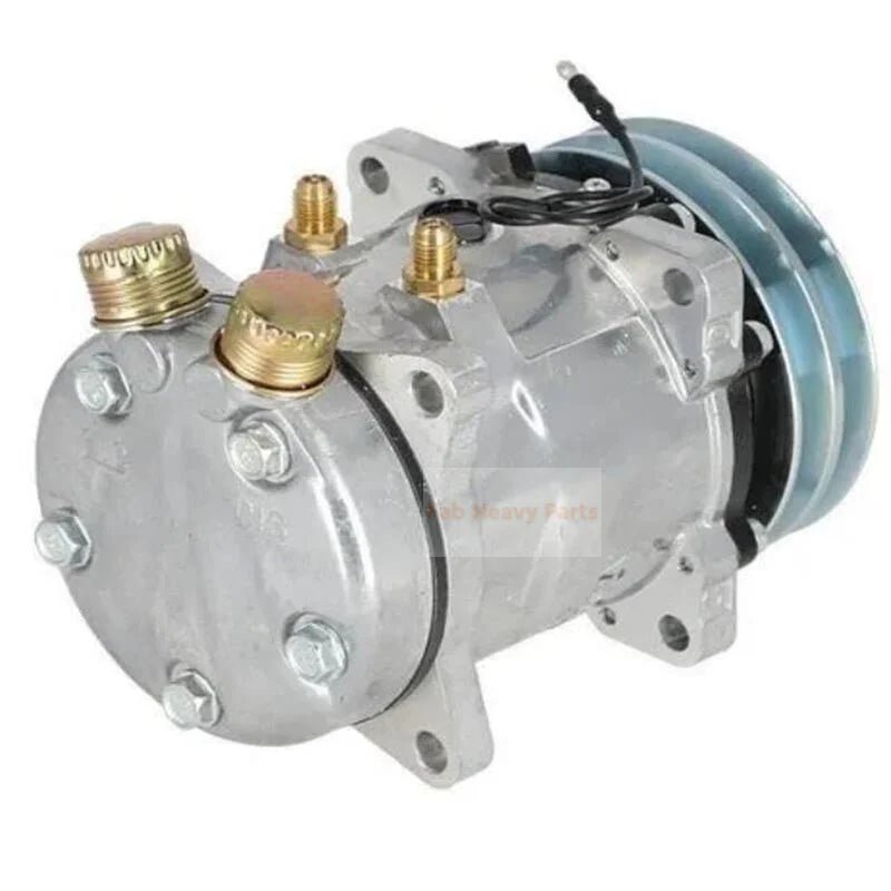 A/C Compressor 5176185 Fits for New Holland TN55D TN60DA TN65D TN70D TN75D TN80F TN85FA TN90F TN95F - Fab Heavy Parts