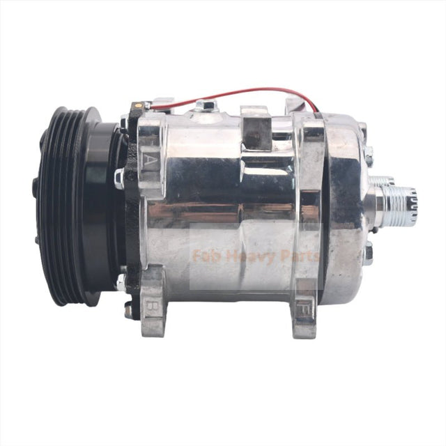 A/C Compressor 7363374 Aftermarket Replacement For Bobcat s550 s570 s590 s595 s630 s650 t550 t590 t595 t630 t650 e32 e35 e42 e45 e50 e55 e85 - Fab Heavy Parts