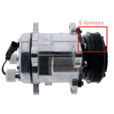 A/C Compressor 7363374 Aftermarket Replacement For Bobcat s550 s570 s590 s595 s630 s650 t550 t590 t595 t630 t650 e32 e35 e42 e45 e50 e55 e85 - Fab Heavy Parts