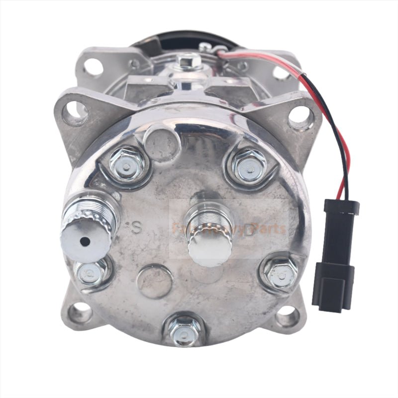A/C Compressor 7363374 Aftermarket Replacement For Bobcat s550 s570 s590 s595 s630 s650 t550 t590 t595 t630 t650 e32 e35 e42 e45 e50 e55 e85 - Fab Heavy Parts
