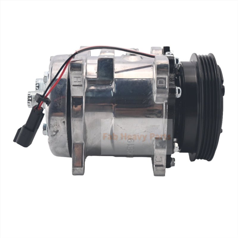 A/C Compressor 7363374 Aftermarket Replacement For Bobcat s550 s570 s590 s595 s630 s650 t550 t590 t595 t630 t650 e32 e35 e42 e45 e50 e55 e85 - Fab Heavy Parts