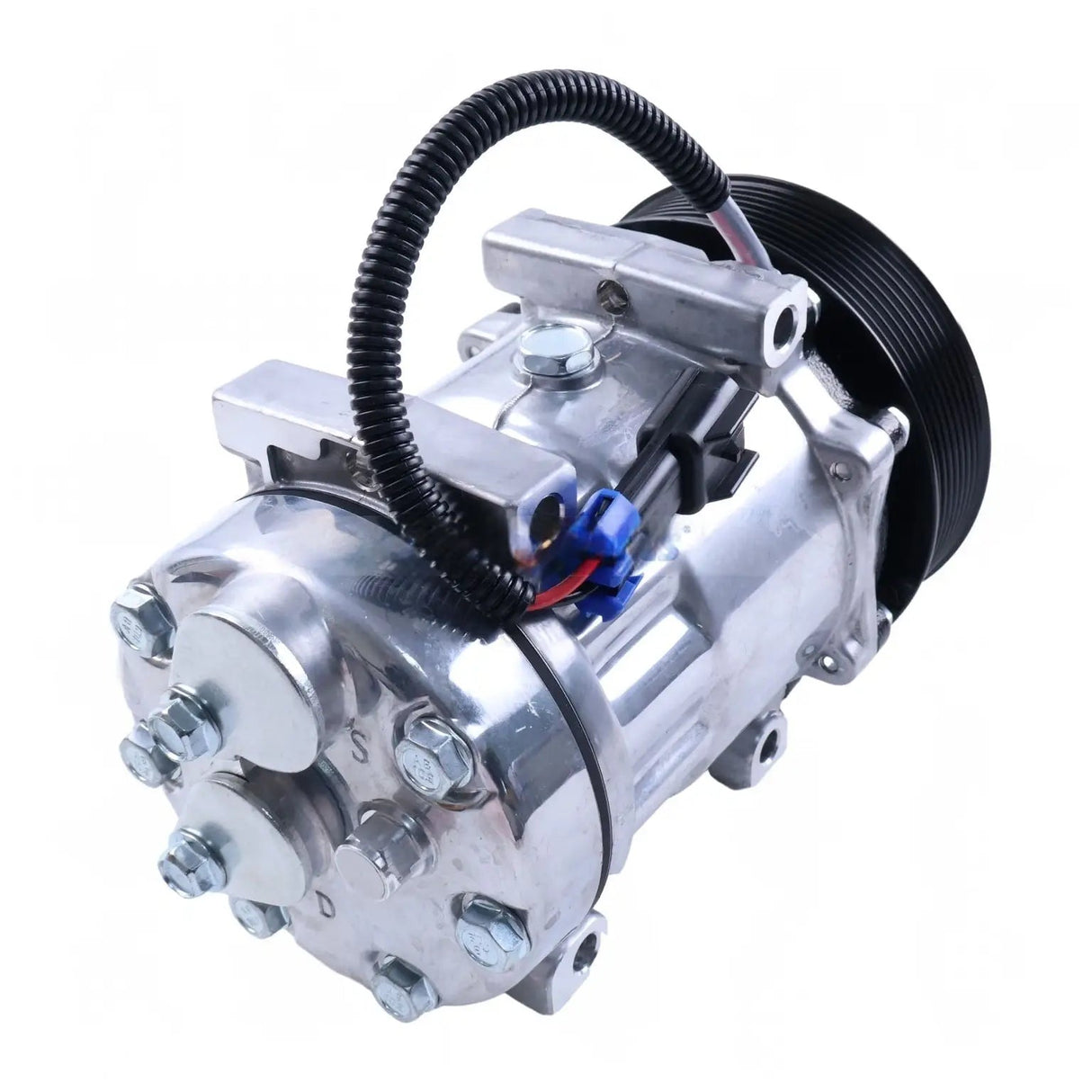 A/C Compressor F69 - 1014 for Paccar Engine MX13 Kenworth T660 T680 T880 Peterbilt 367 389 579 Truck - Fab Heavy Parts