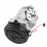 A/C Compressor KHR3536 4615804 For John Deere 27D 35D 35G Hitachi ZX30UR - 2 ZX55UR - 3D - Fab Heavy Parts