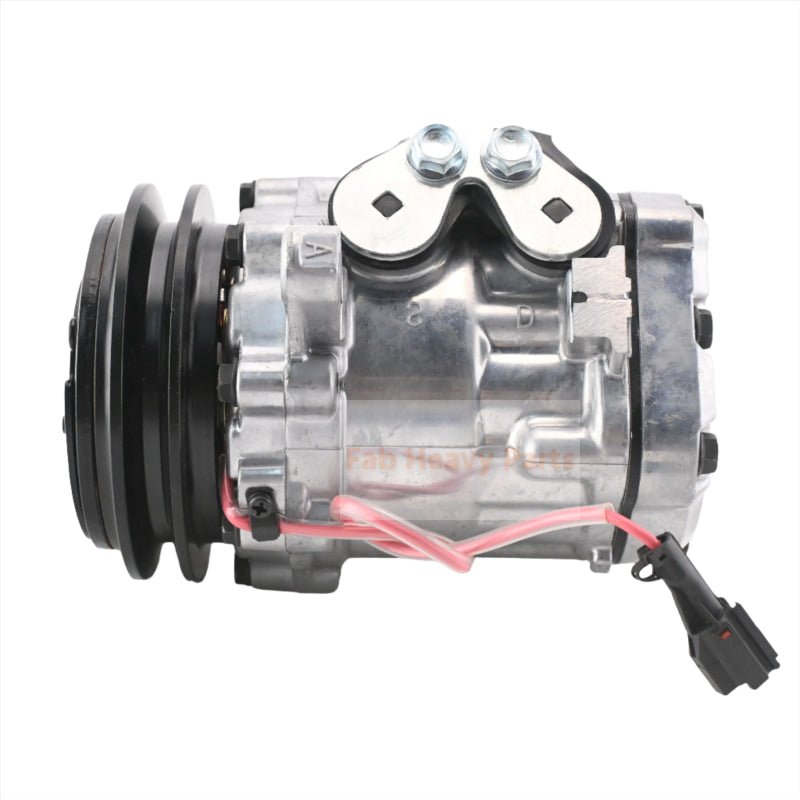 A/C Compressor KHR3536 4615804 For John Deere 27D 35D 35G Hitachi ZX30UR - 2 ZX55UR - 3D - Fab Heavy Parts