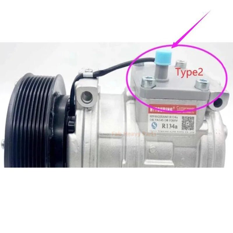 A/C Compressor RE52507 SE503055 Fits for John Deere Engine 3029 4045 6068 Tractor 4555 4560 5082E - Fab Heavy Parts