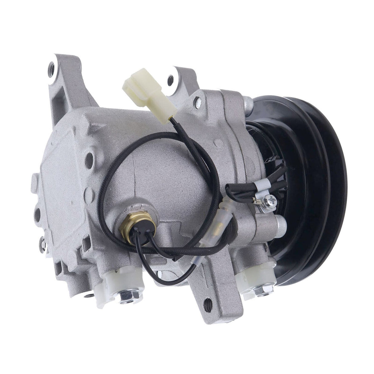 A/C Compressor SV07E RD451 - 93900 Fits for Kubota U35 - 4 U55 KX040 - 4 KX057 - 4 KX080 - 4 - Fab Heavy Parts