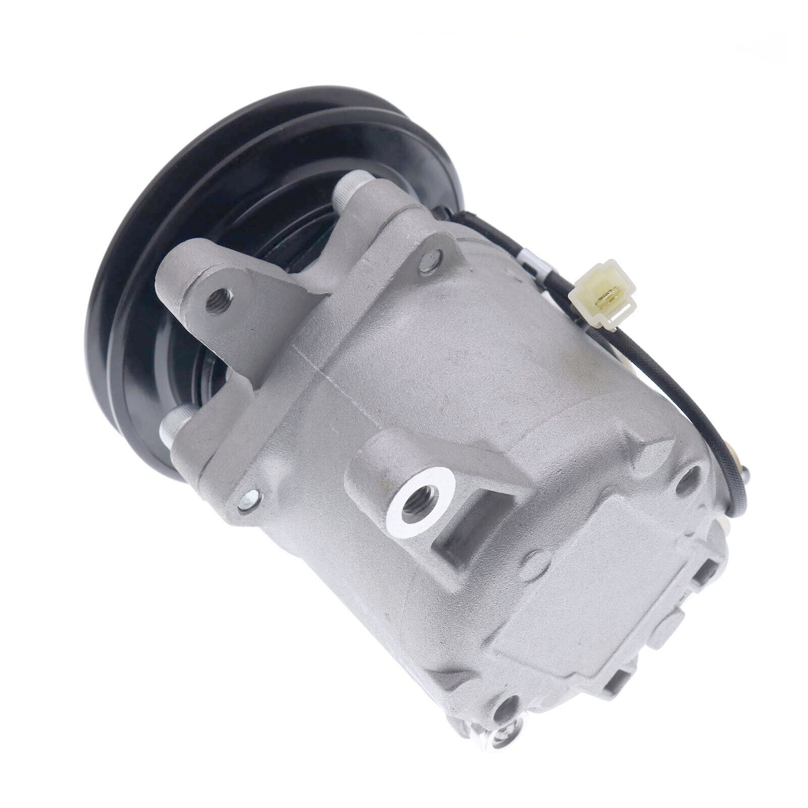 A/C Compressor SV07E RD451 - 93900 Fits for Kubota U35 - 4 U55 KX040 - 4 KX057 - 4 KX080 - 4 - Fab Heavy Parts
