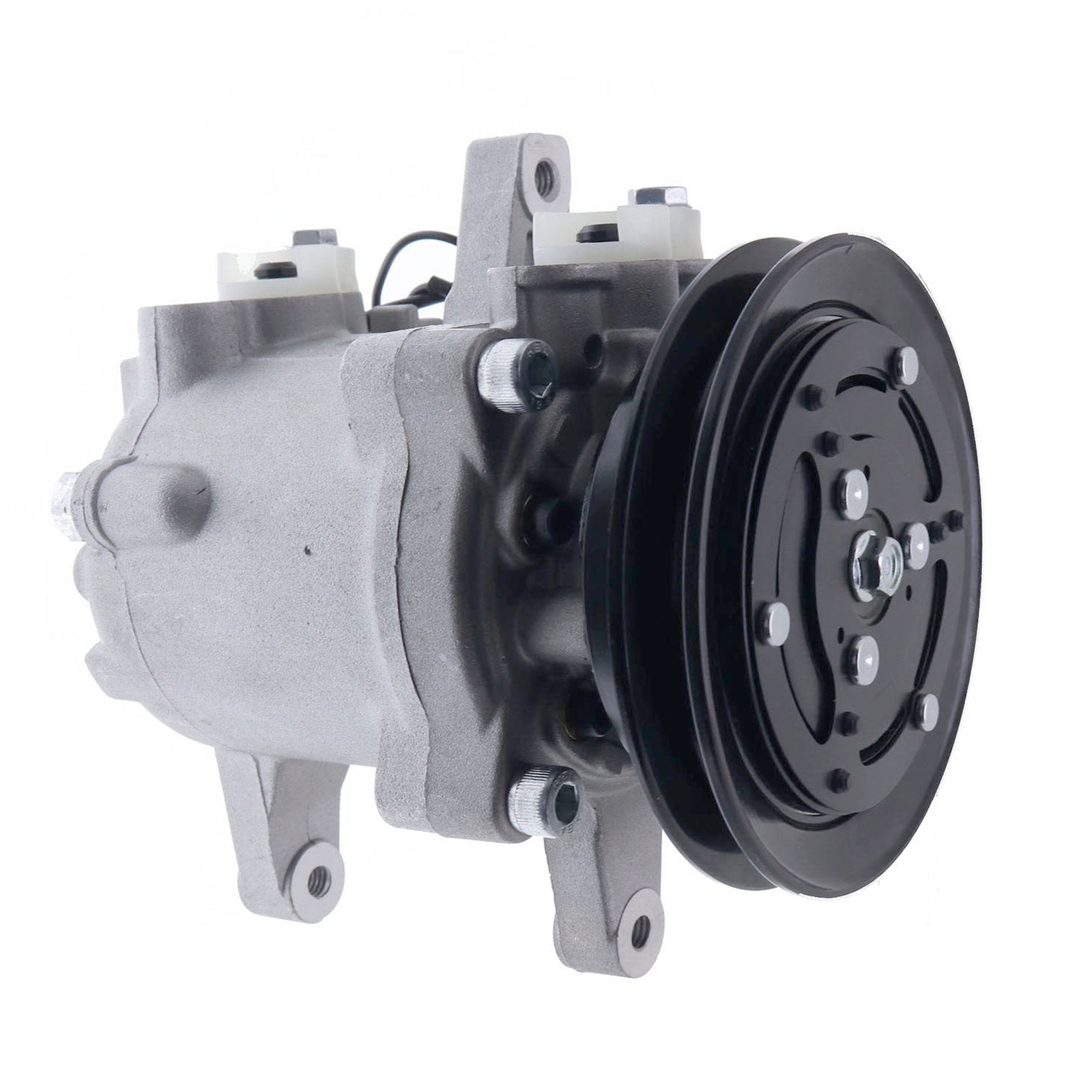 A/C Compressor SV07E RD451 - 93900 Fits for Kubota U35 - 4 U55 KX040 - 4 KX057 - 4 KX080 - 4 - Fab Heavy Parts