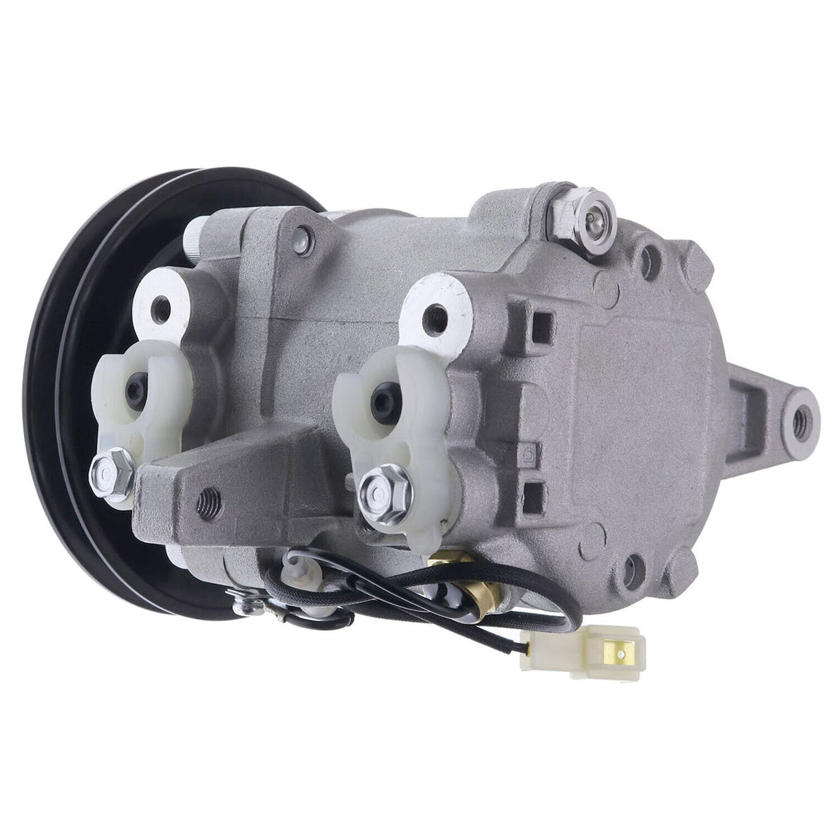 A/C Compressor SV07E RD451 - 93900 Fits for Kubota U35 - 4 U55 KX040 - 4 KX057 - 4 KX080 - 4 - Fab Heavy Parts