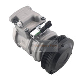 A/C Compressor w/ Clutch 2208 - 6013B Fits for Doosan DL200 DL220 DL250 DX140LC DX160LC - Fab Heavy Parts