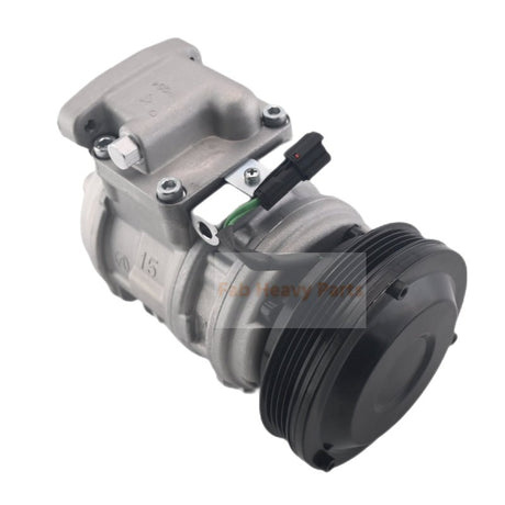 A/C Compressor w/ Clutch 2208 - 6013B Fits for Doosan DL200 DL220 DL250 DX140LC DX160LC - Fab Heavy Parts