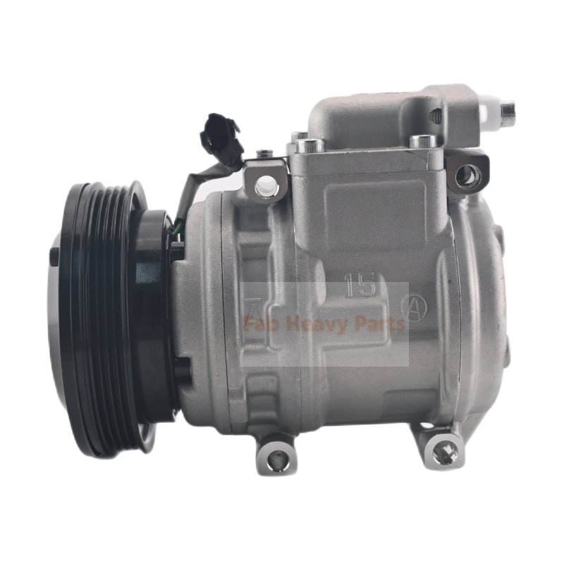 A/C Compressor w/ Clutch 2208 - 6013B Fits for Doosan DL200 DL220 DL250 DX140LC DX160LC - Fab Heavy Parts