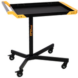 Adjustable Height Mobile Work Table Rolling Tool Tray Table - Fab Heavy Parts