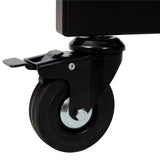 Adjustable Height Mobile Work Table Rolling Tool Tray Table - Fab Heavy Parts