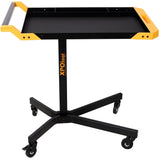 Adjustable Height Mobile Work Table Rolling Tool Tray Table - Fab Heavy Parts