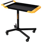 Adjustable Height Mobile Work Table Rolling Tool Tray Table - Fab Heavy Parts