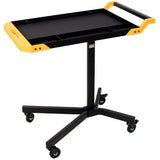 Adjustable Height Mobile Work Table Rolling Tool Tray Table - Fab Heavy Parts