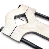 Adjustable Hydraulic Cylinder Wrench Spanner for Cylinder Seal Kit Remove Excavators 30 Ton to 80 Ton, Length 24" - Fab Heavy Parts