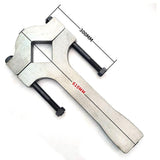 Adjustable Hydraulic Cylinder Wrench Spanner for Cylinder Seal Kit Remove Excavators 30 Ton to 80 Ton, Length 24" - Fab Heavy Parts