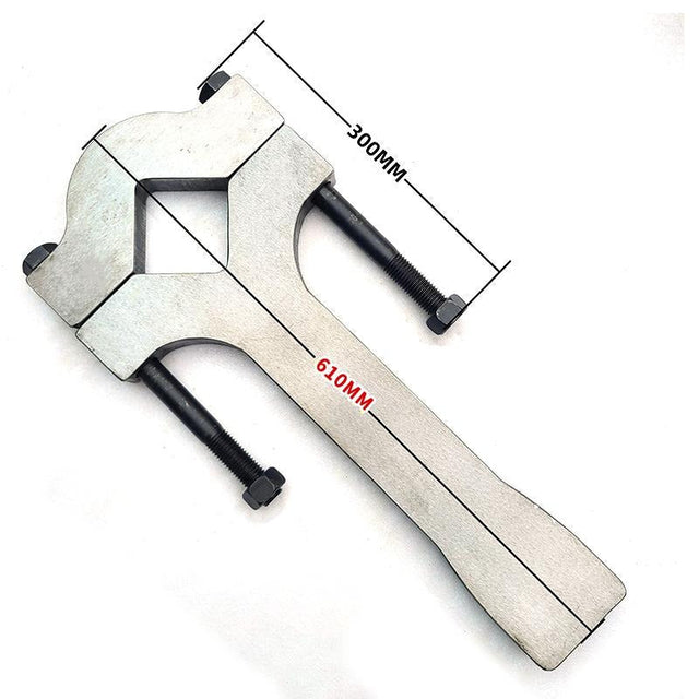 Adjustable Hydraulic Cylinder Wrench Spanner for Cylinder Seal Kit Remove Excavators 30 Ton to 80 Ton, Length 24" - Fab Heavy Parts