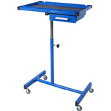 Adjustable Tear Down Work Table with Drawer Portable 220 Pound Capacity - Blue - Fab Heavy Parts