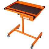 Adjustable Tear Down Work Table with Drawer Portable 220 Pound Capacity - Orange - Fab Heavy Parts