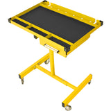 Adjustable Work Table with Drawer - Yellow - Fab Heavy Parts