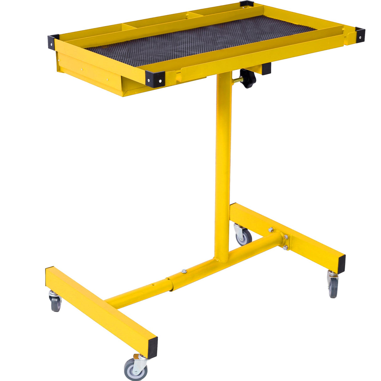 Adjustable Work Table with Drawer - Yellow - Fab Heavy Parts