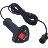 12V 12000LB Electric Winch Towing Trailer Steel Cable Off Road Waterproof Wire Cable