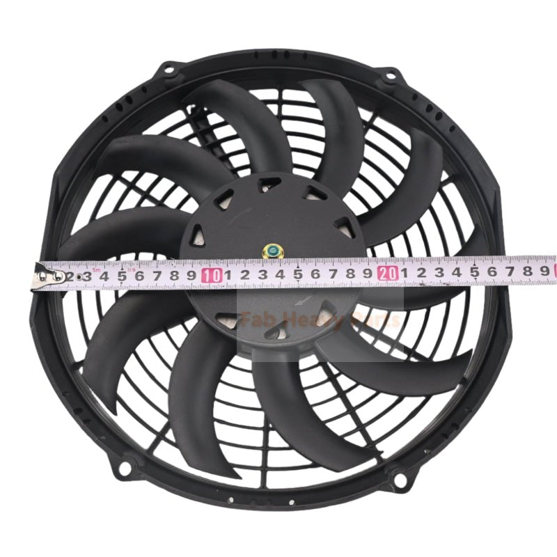 Aftermarket 30100435 VA11-AP7/C-57A 802CFM 12V 10" Low Profile Puller Fan for Automotive Cooling System - Fab Heavy Parts
