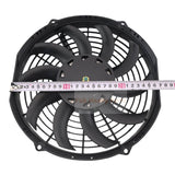 Aftermarket 30100435 VA11-AP7/C-57A 802CFM 12V 10" Low Profile Puller Fan for Automotive Cooling System - Fab Heavy Parts