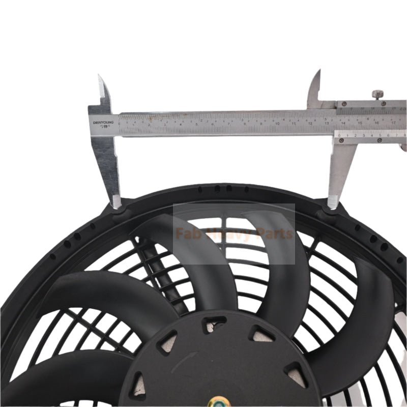 Aftermarket 30100435 VA11-AP7/C-57A 802CFM 12V 10" Low Profile Puller Fan for Automotive Cooling System - Fab Heavy Parts