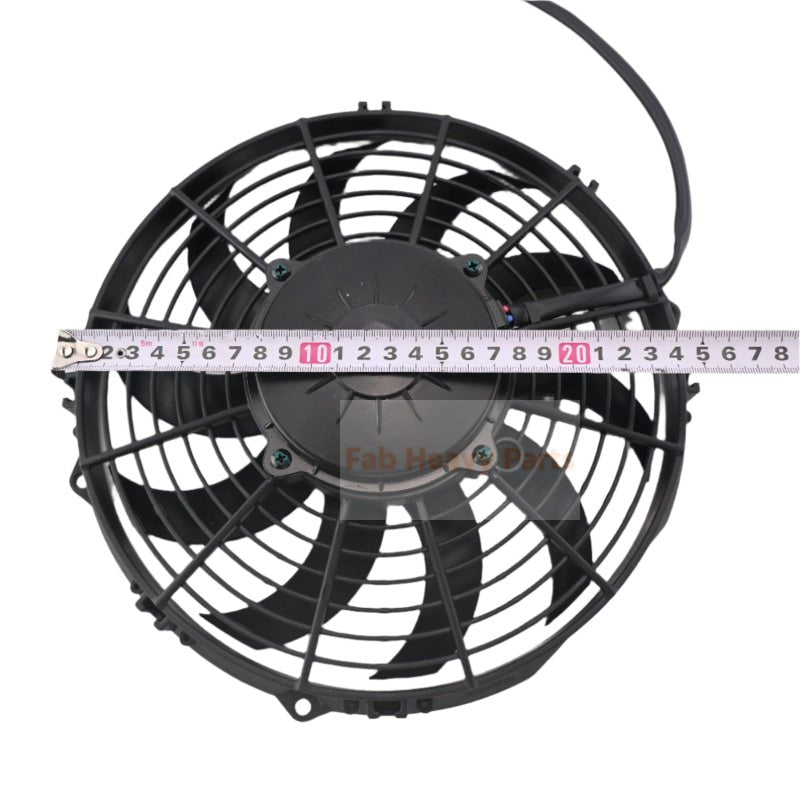 Aftermarket 30100435 VA11-AP7/C-57A 802CFM 12V 10" Low Profile Puller Fan for Automotive Cooling System - Fab Heavy Parts
