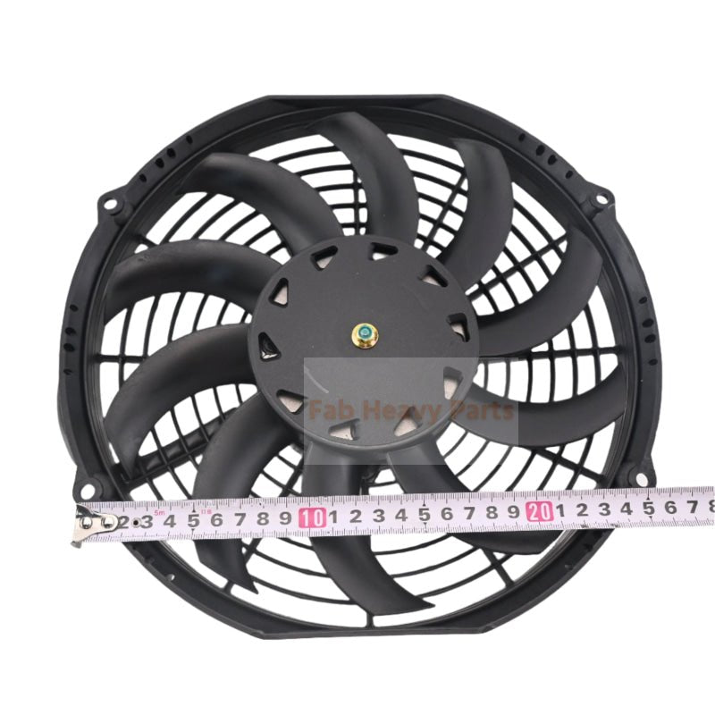 Aftermarket 30100435 VA11-AP7/C-57A 802CFM 12V 10" Low Profile Puller Fan for Automotive Cooling System - Fab Heavy Parts