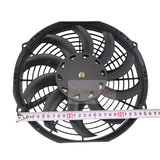 Aftermarket 30100435 VA11-AP7/C-57A 802CFM 12V 10" Low Profile Puller Fan for Automotive Cooling System - Fab Heavy Parts