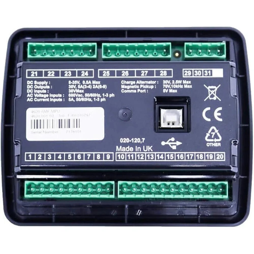 Aftermarket DSE Deep Sea Electronics DSE4620MKII Auto Mains Failure Control Module for Generator - Fab Heavy Parts