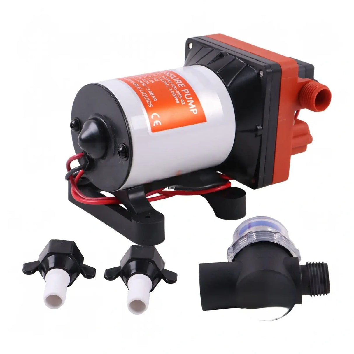 Aftermarket Shurflo 4008 - 131 - E65 24V Fresh Water Pump - Fab Heavy Parts