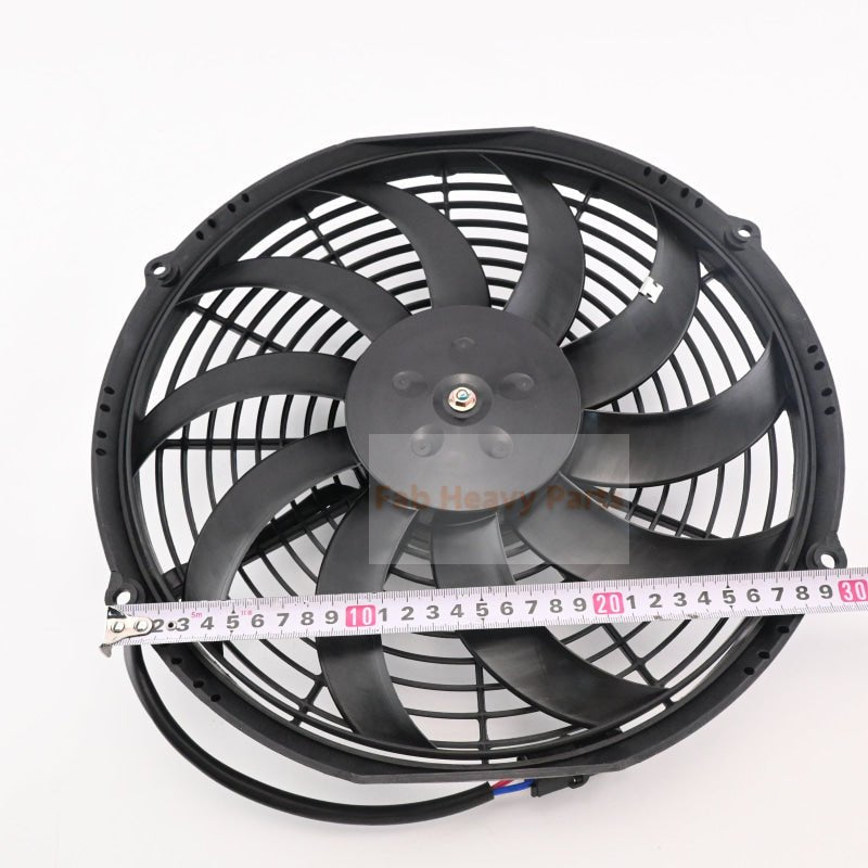 Aftermarket VA10-AP9/C-25A 30100375 12V 12" Low Profile Engine Cooling Fan - Fab Heavy Parts