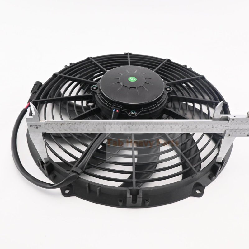 Aftermarket VA10-AP9/C-25A 30100375 12V 12" Low Profile Engine Cooling Fan - Fab Heavy Parts