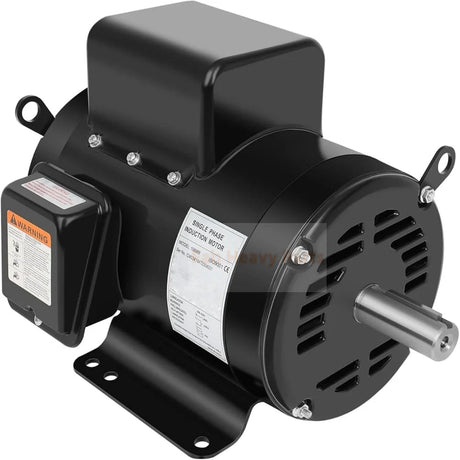 Air Compressor Motor 131537.00 131560.00 Single Phase 5HP 27A 230V Frequency 60hz RPM Diameter 1-1/8" 184T 131537 - Fab Heavy Parts