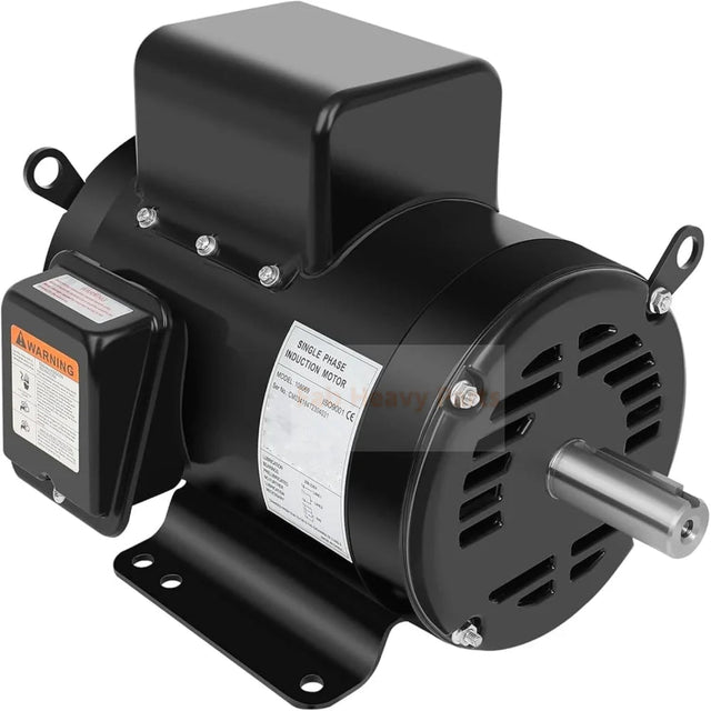 Air Compressor Motor 131537.00 131560.00 Single Phase 5HP 27A 230V Frequency 60hz RPM Diameter 1-1/8" 184T 131537 - Fab Heavy Parts
