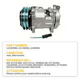 Air Conditioning Compressor 12304998 Fit for JCB Excavator 8080 - Fab Heavy Parts