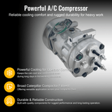 Air Conditioning Compressor 320 - 1291 3201291 Fit for Caterpillar Compactor CAT 825K 826K 836K 836KLRC - Fab Heavy Parts